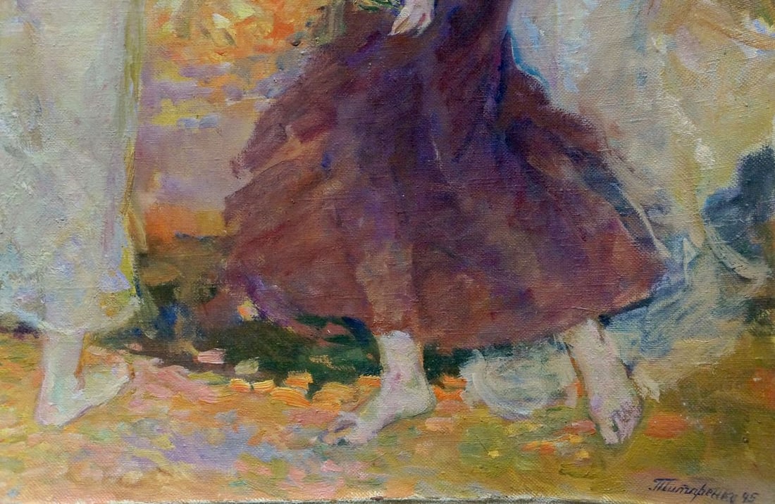Oil painting Girls in the forest Tytarenko Odarka Anatoliivna - 5
