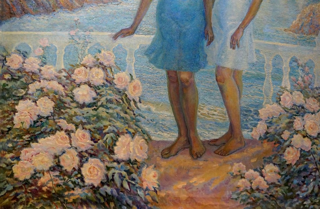 Oil painting Girls at sea Tytarenko Odarka Anatoliivna - 2