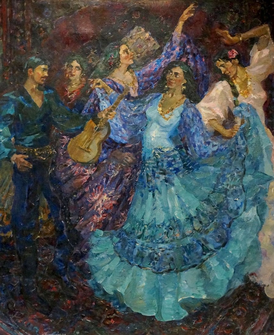 Oil painting Gypsies Tytarenko Odarka Anatoliivna (1 of 8)