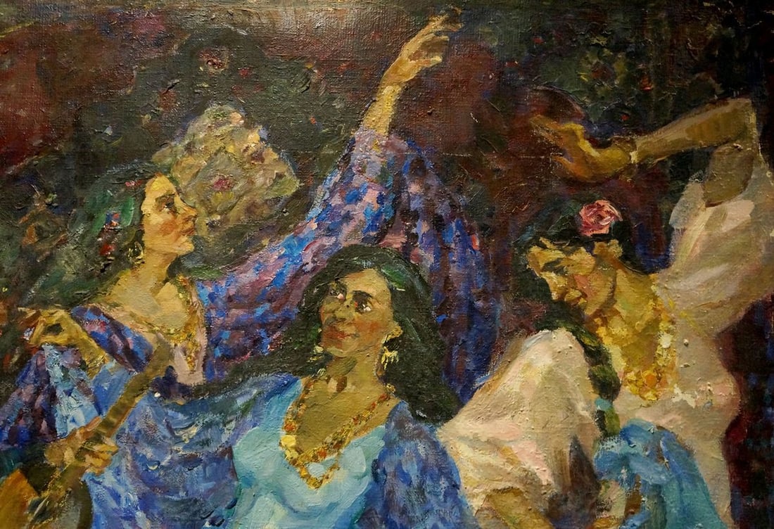 Oil painting Gypsies Tytarenko Odarka Anatoliivna - 4