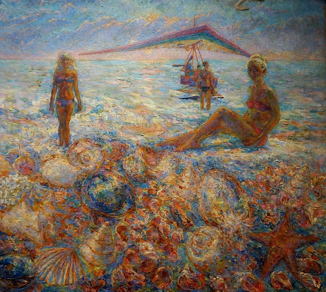 Oil painting On the sea Tytarenko Odarka Anatoliivna: Title: Oil painting On the sea Tytarenko Odarka Anatoliivna Description: No.Verns 1257 *** ABOUT THIS PAINTING *** * TITLE: "On the sea" * ARTISTS: Tytarenko Odarka Anatoliivna * SIZE: 90x100