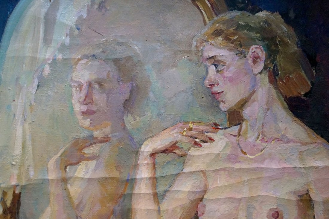 Oil painting Portrait of a naked girl Titarenko Maria Anatolyevna - 4