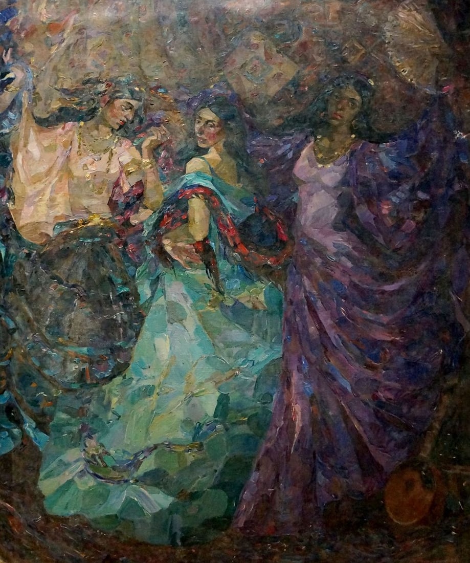 Oil painting Holiday Titarenko Maria Anatolyevna (1 of 8)