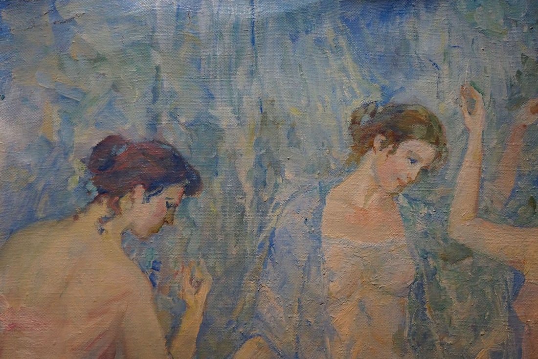 Oil painting Girls by the pond Tytarenko Odarka Anatoliivna - 4