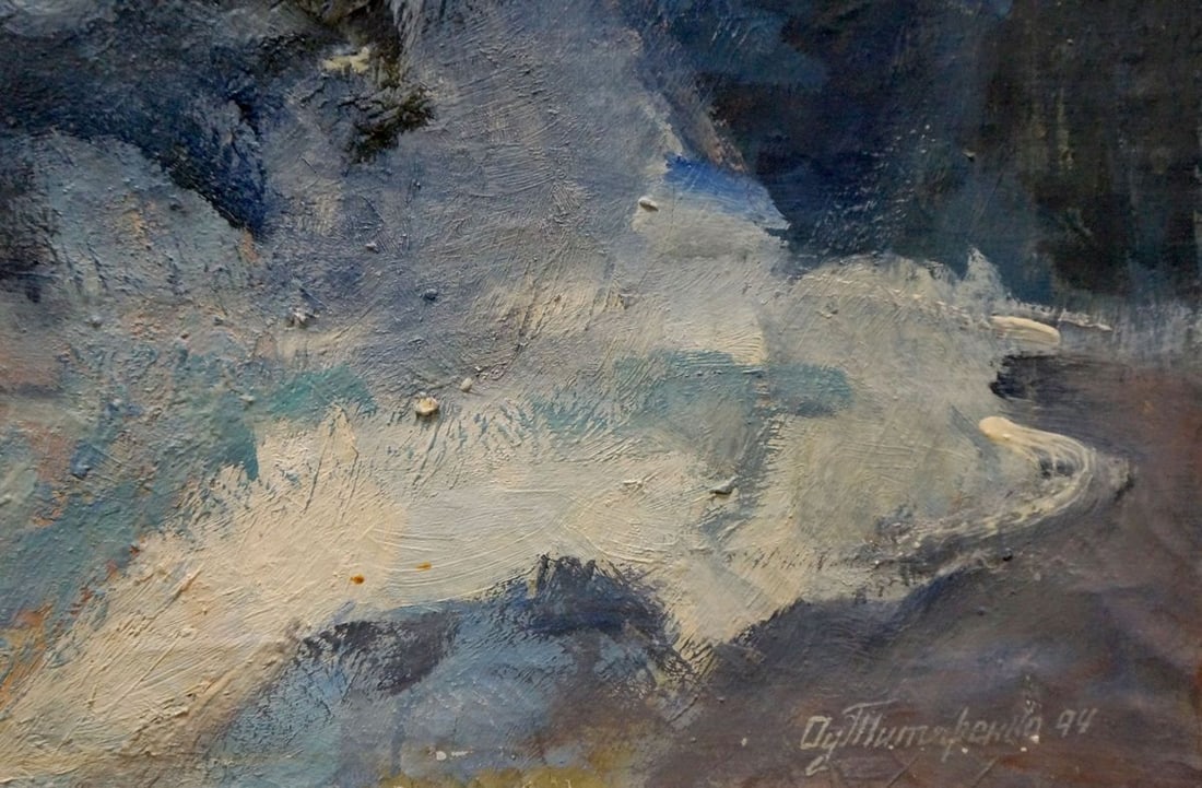 Oil painting Naked girl on the shore Tytarenko Odarka Anatoliivna - 6