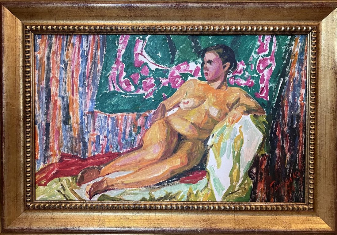 Oil painting Portrait of a naked woman Glushchenko Nikolai Petrovich: Title: Oil painting Portrait of a naked woman Glushchenko Nikolai Petrovich Description: No.Verns 1285 *** ABOUT THIS PAINTING *** * TITLE: "Portrait of a naked woman" * ARTISTS: Glushchenko Nikolai