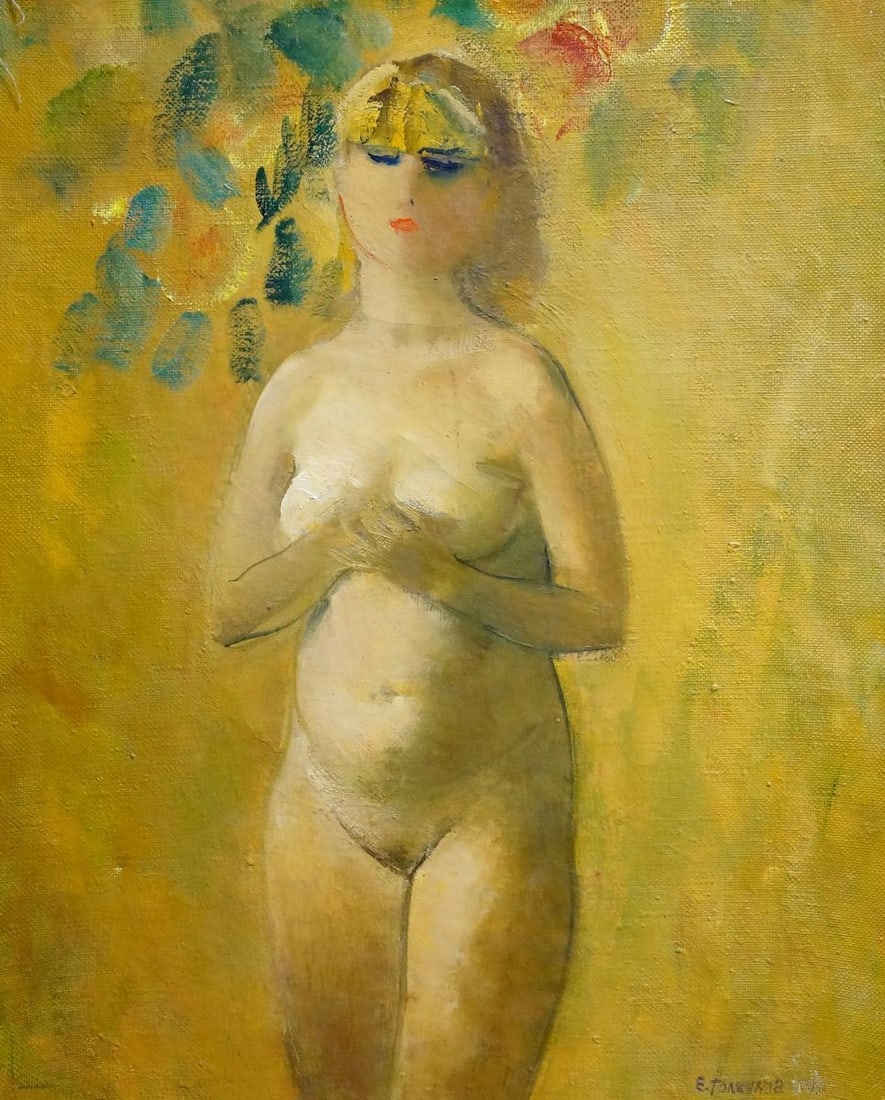 Oil painting Portrait of a naked girl Tolkunov Egor Egorovich: Title: Oil painting Portrait of a naked girl Tolkunov Egor Egorovich Description: No.Vern 1115 *** ABOUT THIS PAINTING *** * TITLE: "Portrait of a naked girl" * ARTISTS: Tolkunov Egor Egorovich *