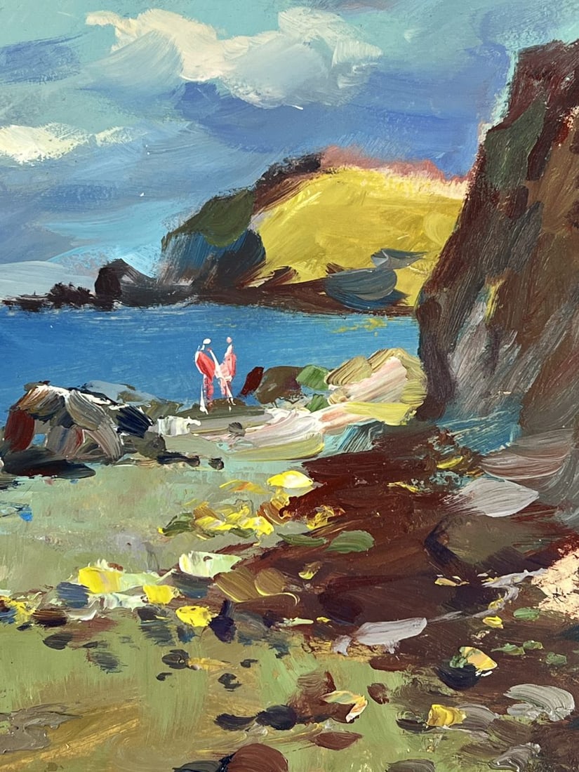 Oil painting Rocky Coast by the Endless Sea Yuriy Suprunchuk - 10