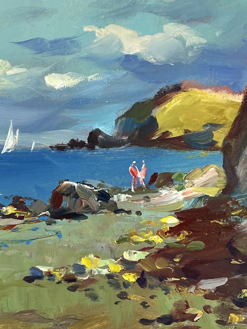 Oil painting Rocky Coast by the Endless Sea Yuriy Suprunchuk - 8