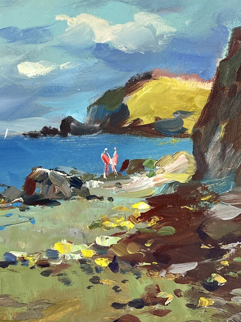 Oil painting Rocky Coast by the Endless Sea Yuriy Suprunchuk - 9