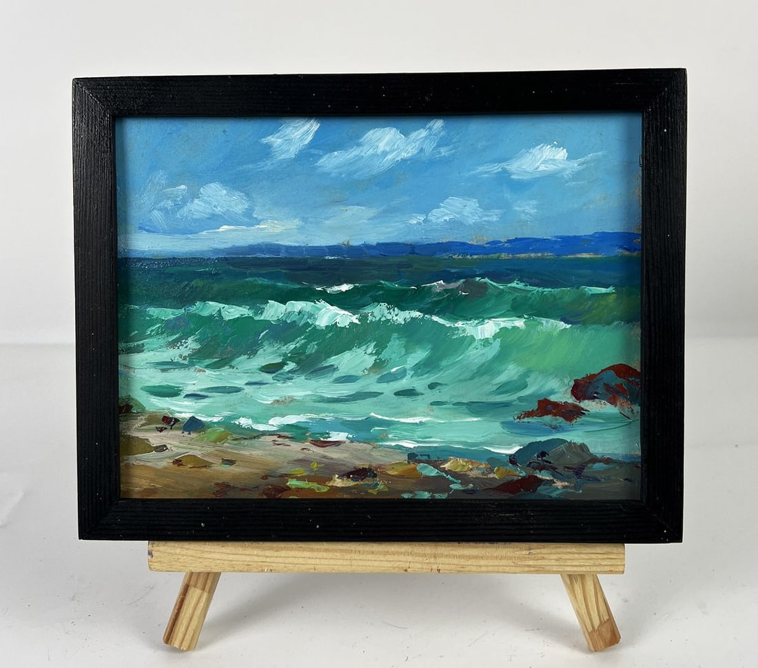 Oil painting Waves Coming to the Shore Yuriy Suprunchuk (1 of 11)