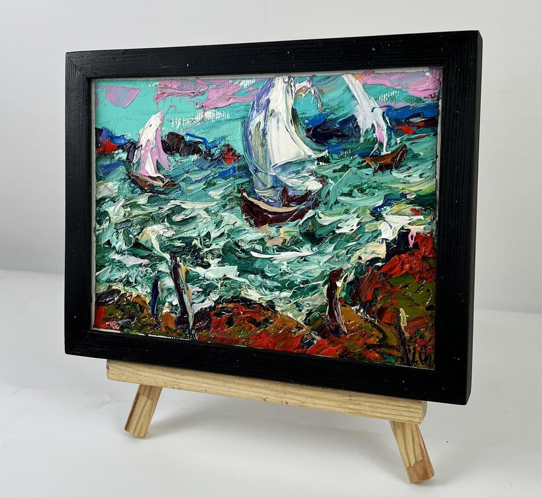 Oil painting The Sea During a Storm Oleksiy Ivanyuk - 2