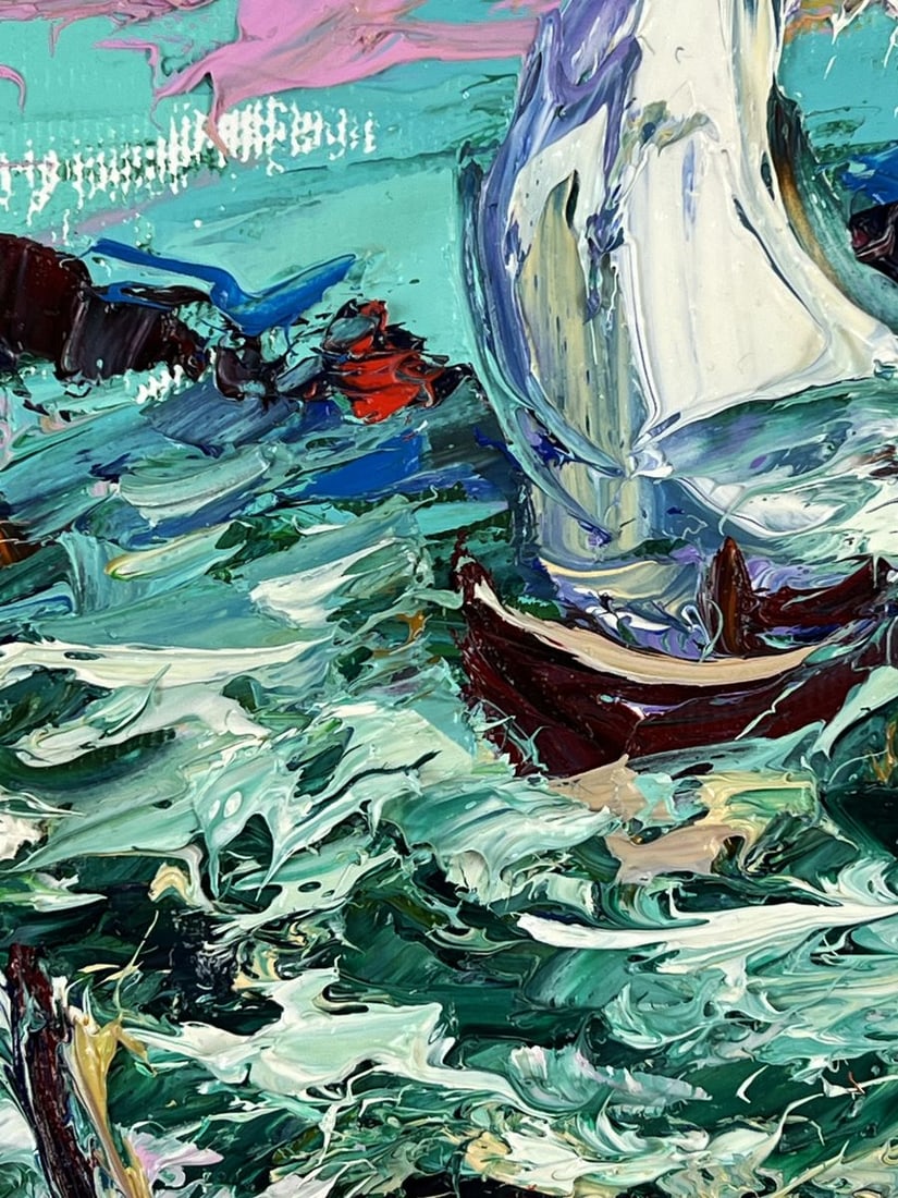 Oil painting The Sea During a Storm Oleksiy Ivanyuk - 4