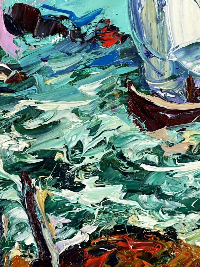 Oil painting The Sea During a Storm Oleksiy Ivanyuk - 5