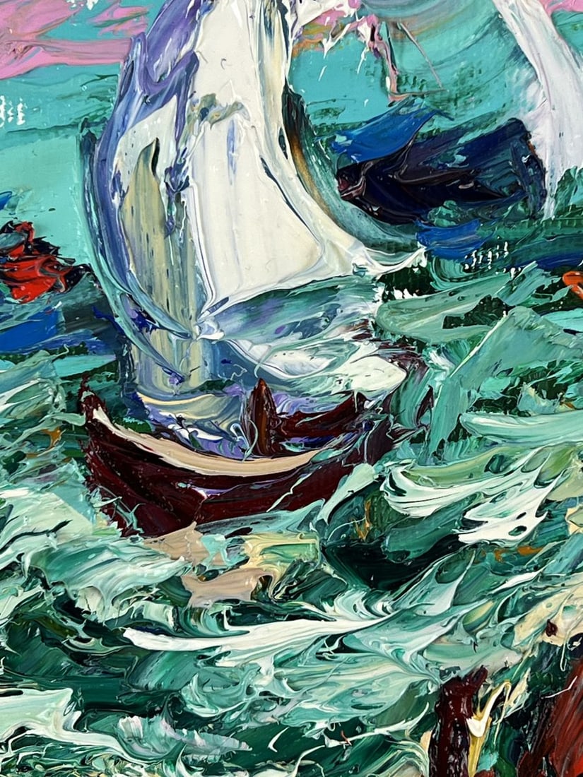 Oil painting The Sea During a Storm Oleksiy Ivanyuk - 6
