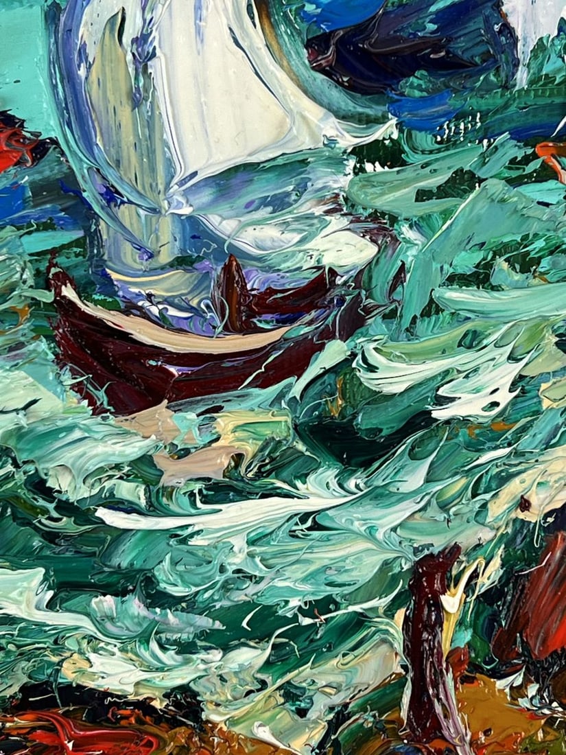 Oil painting The Sea During a Storm Oleksiy Ivanyuk - 7
