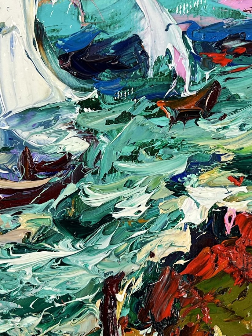 Oil painting The Sea During a Storm Oleksiy Ivanyuk - 9