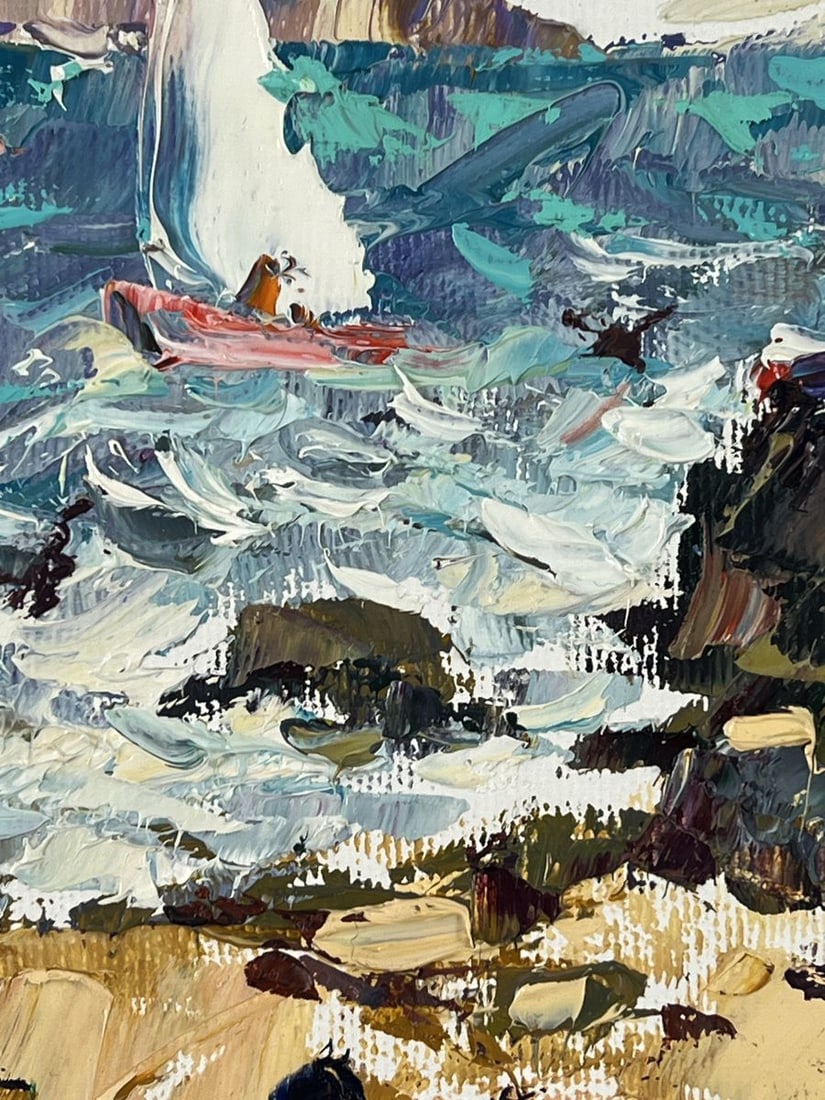 Oil painting Light Wind at Sea Oleksiy Ivanyuk - 5