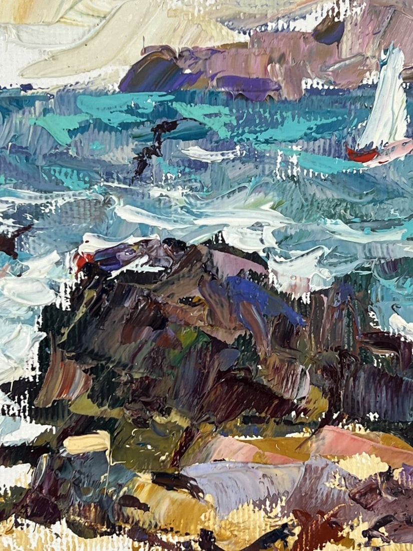 Oil painting Light Wind at Sea Oleksiy Ivanyuk - 9