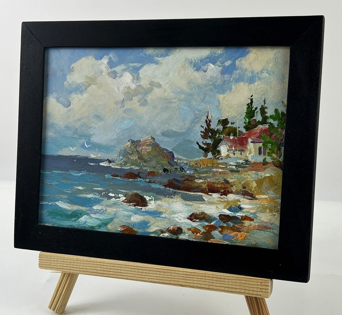 Oil painting House by the Sea Yuriy Suprunchuk - 2