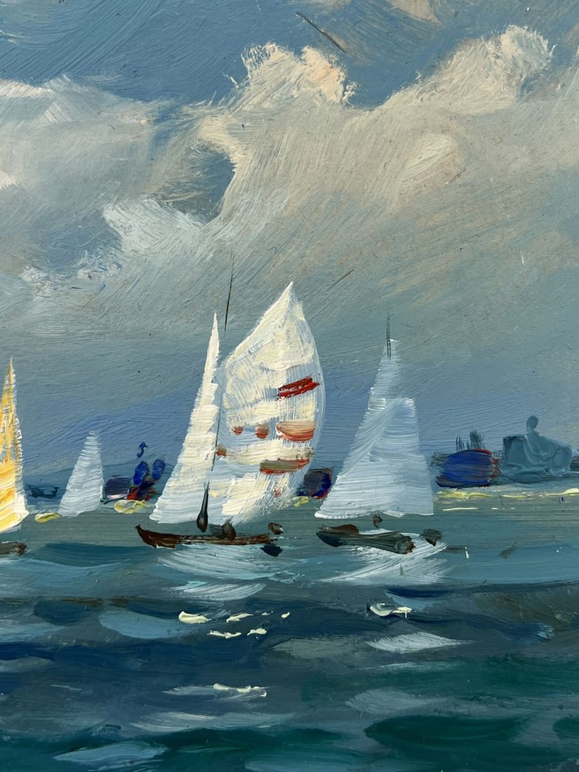 Oil painting Ships at Sea on Day Yuriy Suprunchuk - 10