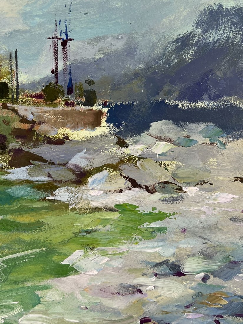 Oil painting Boat by the Seashore Yuriy Suprunchuk - 10