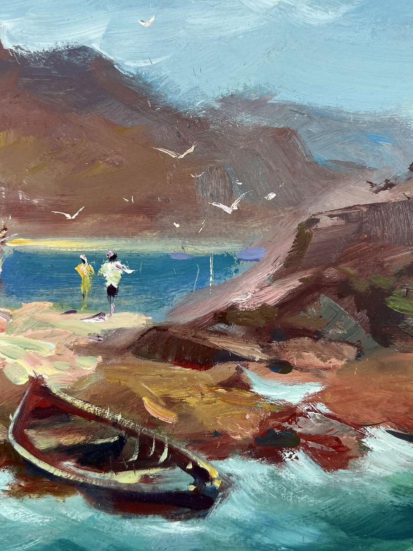 Oil painting Boats at the Rocks Yuriy Suprunchuk - 8