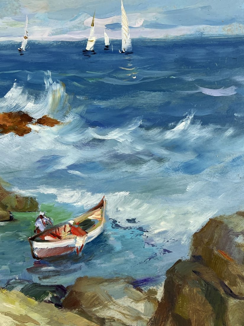 Oil painting Sea with Waves near the Shore Yuriy Suprunchuk - 10