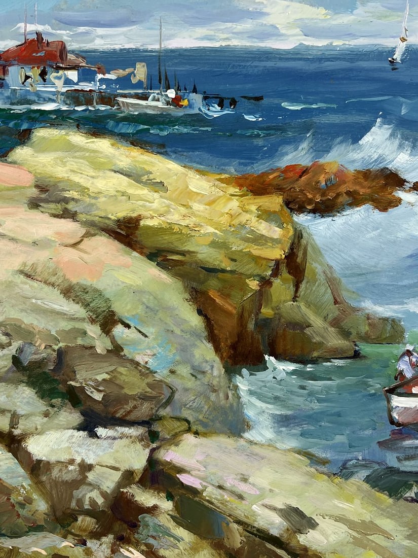 Oil painting Sea with Waves near the Shore Yuriy Suprunchuk - 5