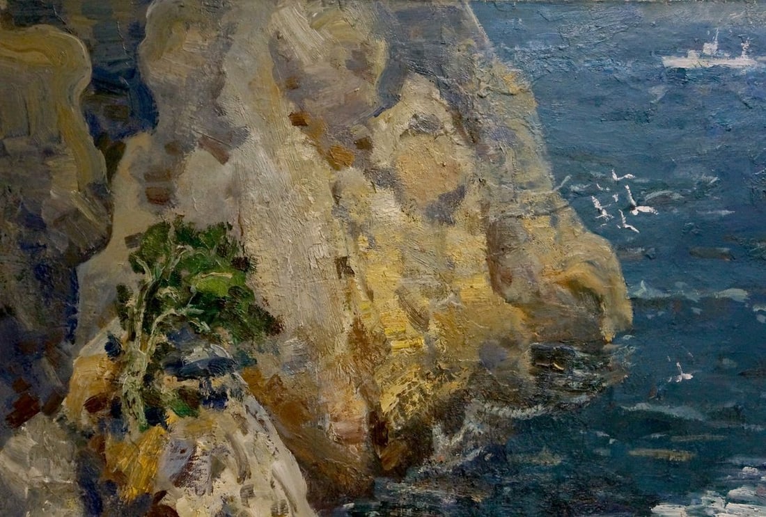 Oil painting Sea shore Merinov Alexey Iosifovich - 3