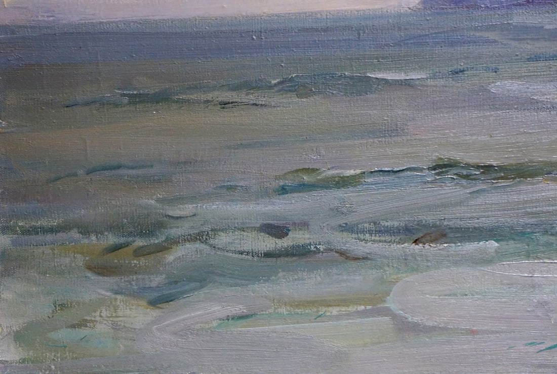 Oil painting Storm Strelov Arkady Efimovich - 2
