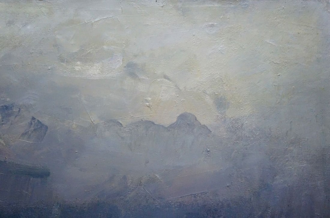 Oil painting Storm Strelov Arkady Efimovich - 4