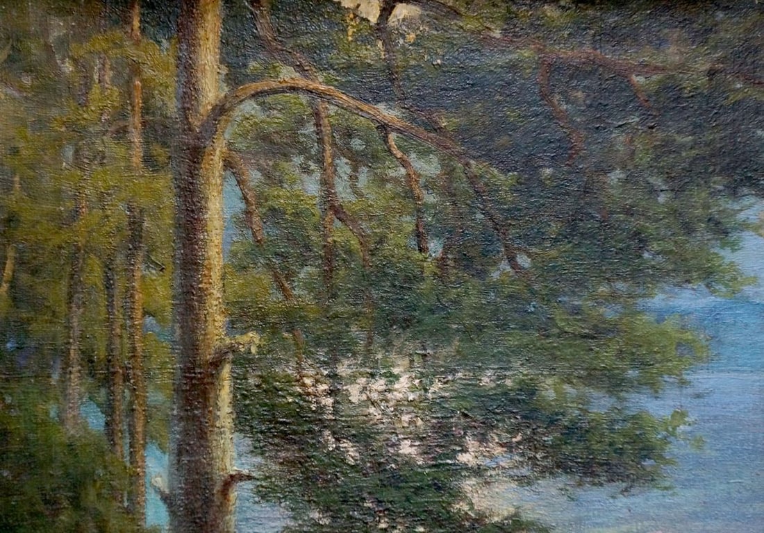 Oil painting Shore landscape Sabadysh Petr Evlampievich - 4