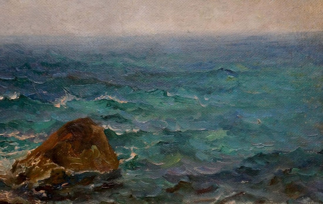 Oil painting Pacific sea Yakov Aleksandrovich Basov - 5