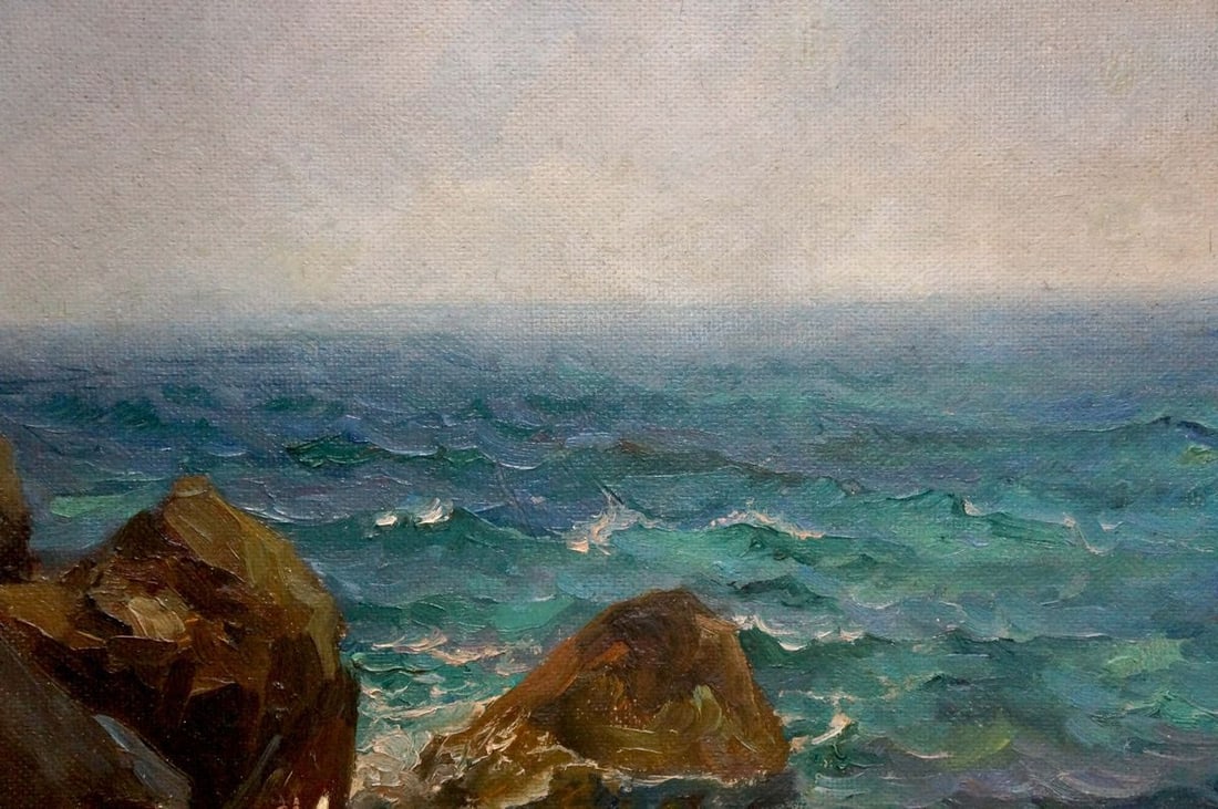 Oil painting Pacific sea Yakov Aleksandrovich Basov - 6