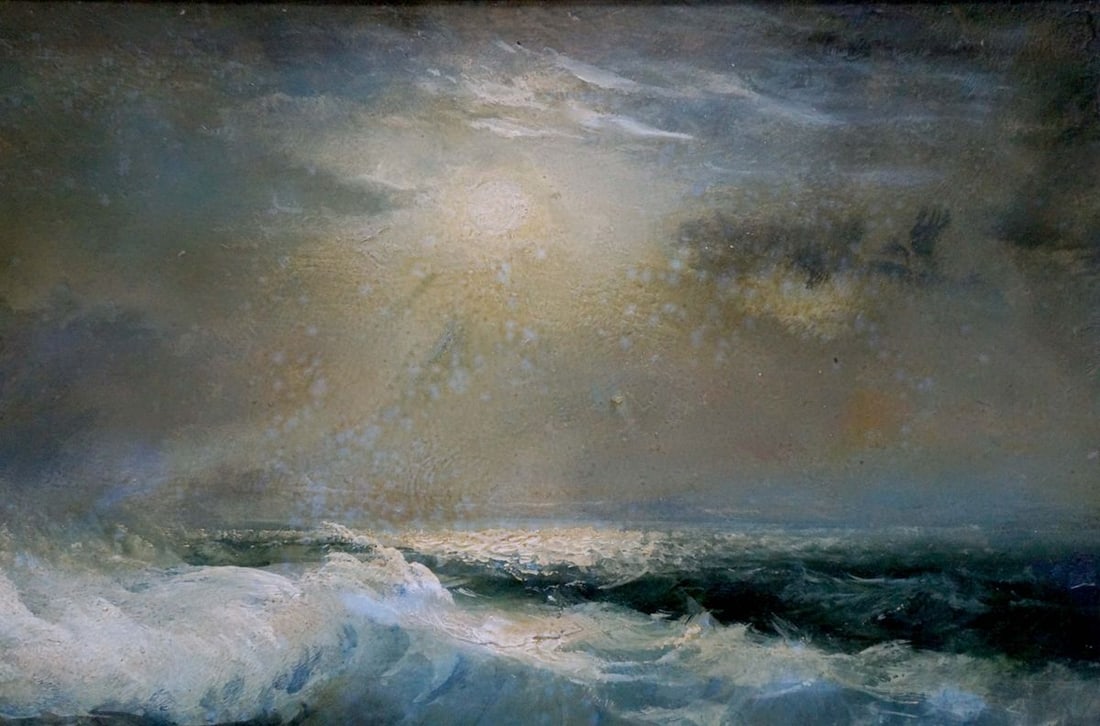 Oil painting Night sea Zebek Vladimir Evgenievich - 4