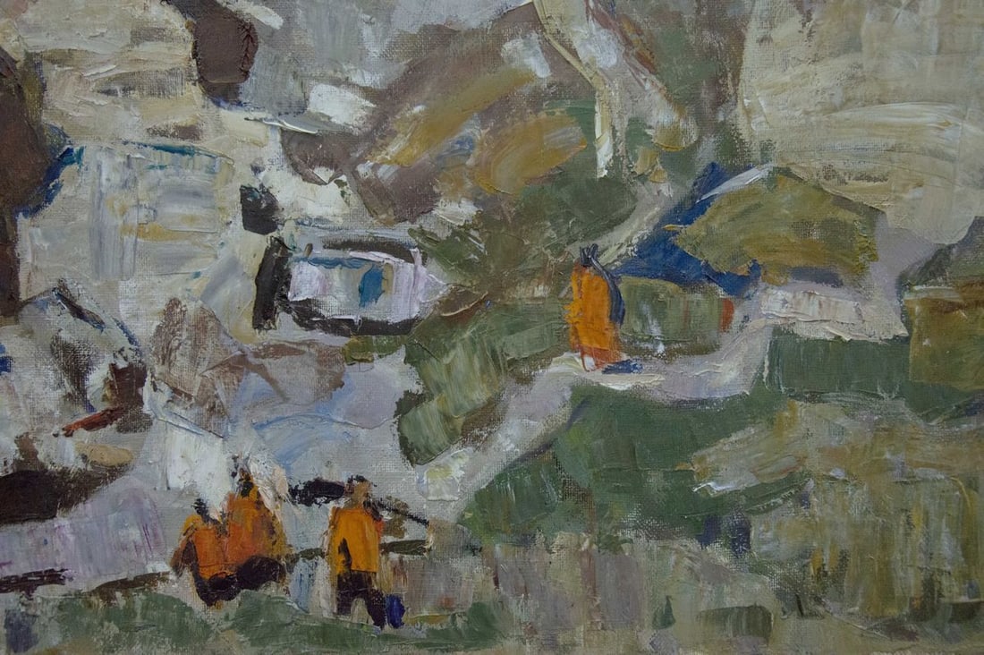 Oil painting Sail to the ferry Konovalov Yuri Alexandrovich - 2