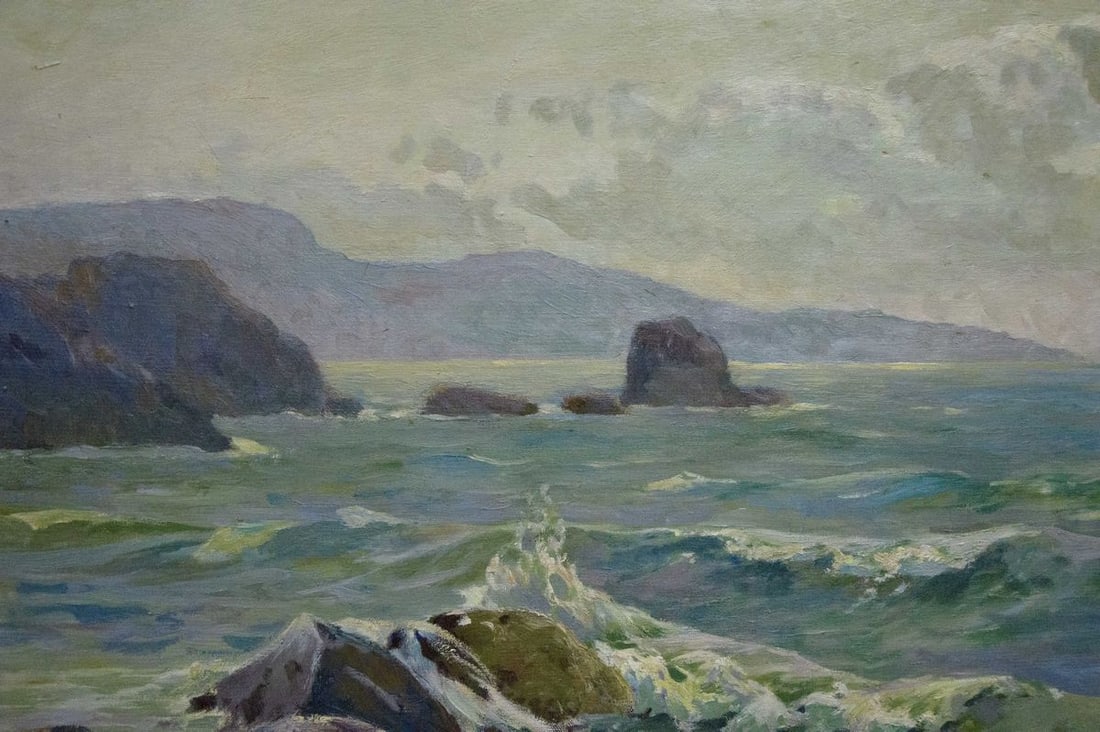 Oil painting Raging sea Livshits Chaim Moiseevich - 2