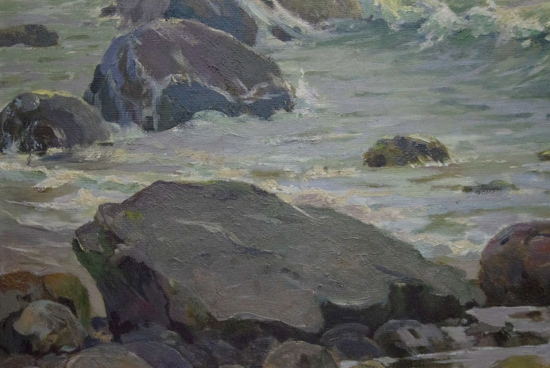 Oil painting Raging sea Livshits Chaim Moiseevich - 5