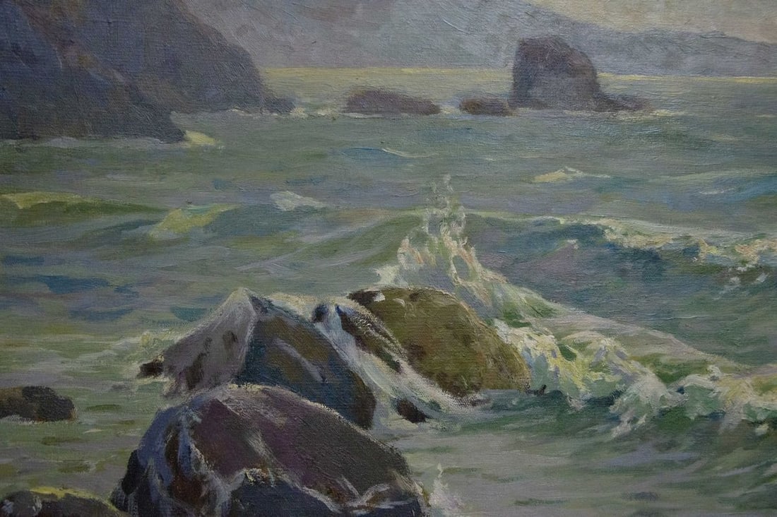 Oil painting Raging sea Livshits Chaim Moiseevich - 6