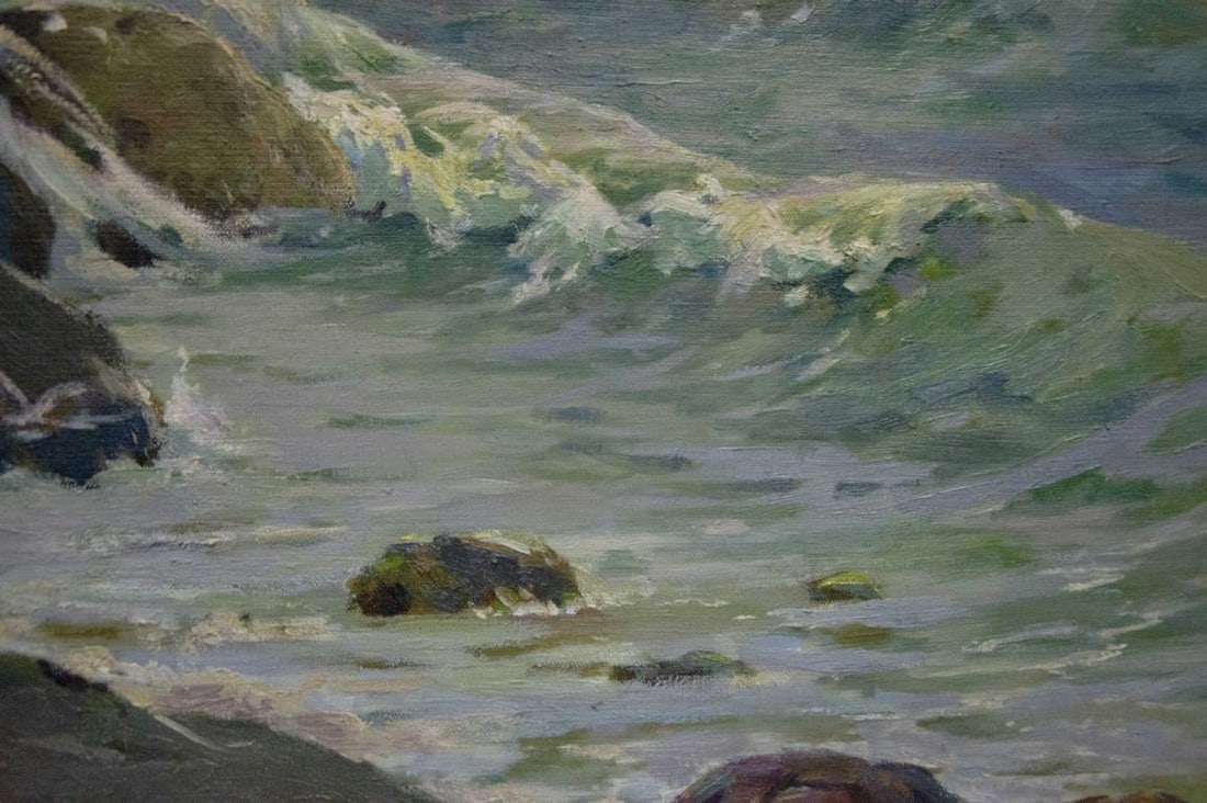Oil painting Raging sea Livshits Chaim Moiseevich - 7