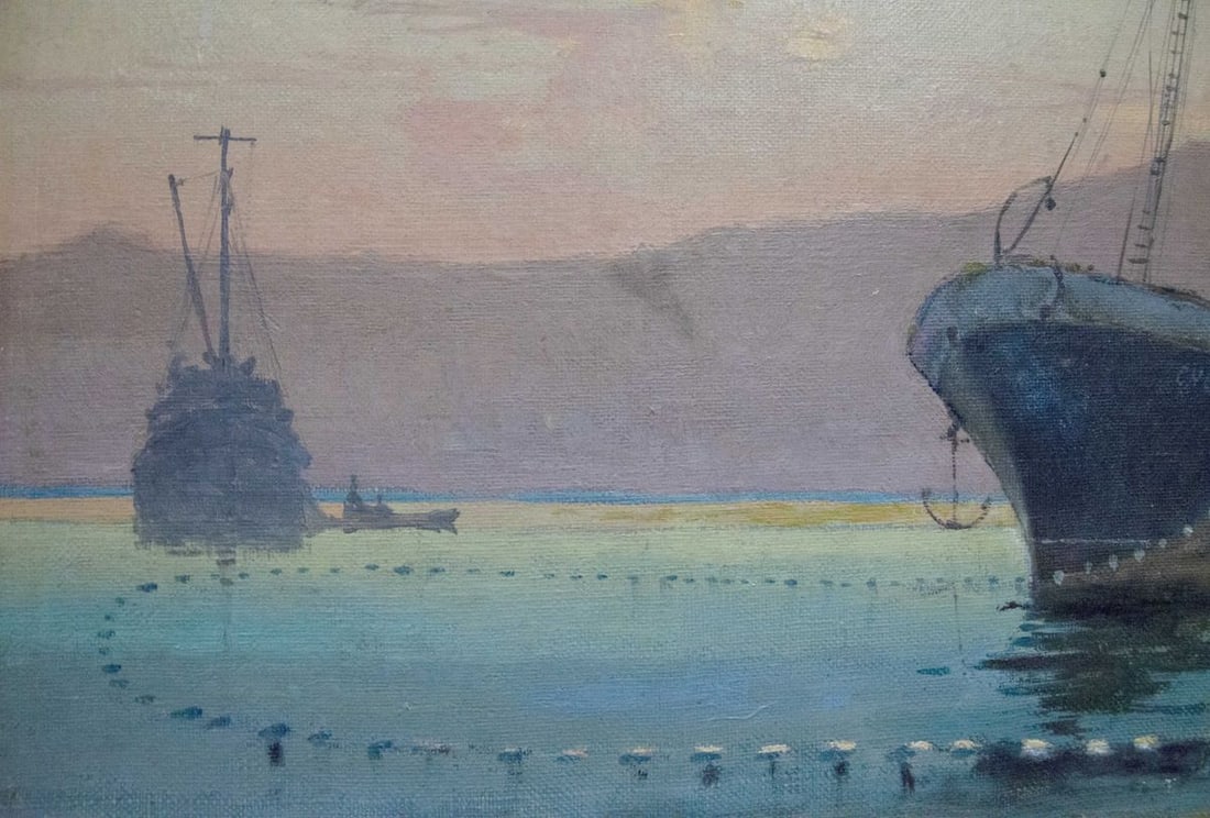 Oil painting Ship Peter Kuzmich Stolyarenko - 4