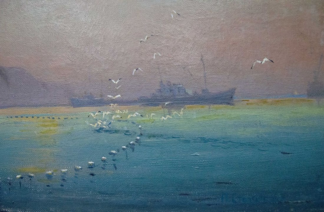 Oil painting Ship Peter Kuzmich Stolyarenko - 5