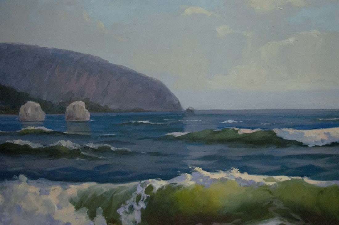 Oil painting Seascape Tsyganok Nikitin - 2