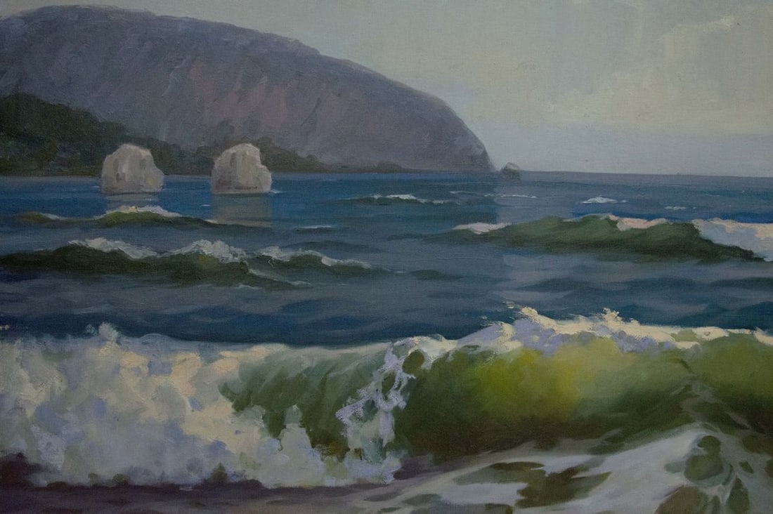 Oil painting Seascape Tsyganok Nikitin - 5