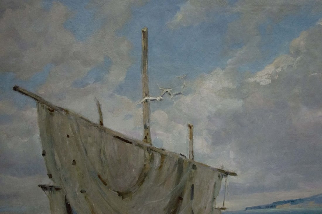Oil painting Broken Sails A. Ferber - 2