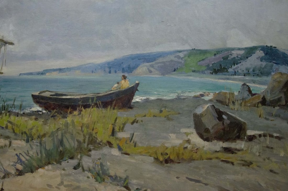 Oil painting Broken Sails A. Ferber - 3
