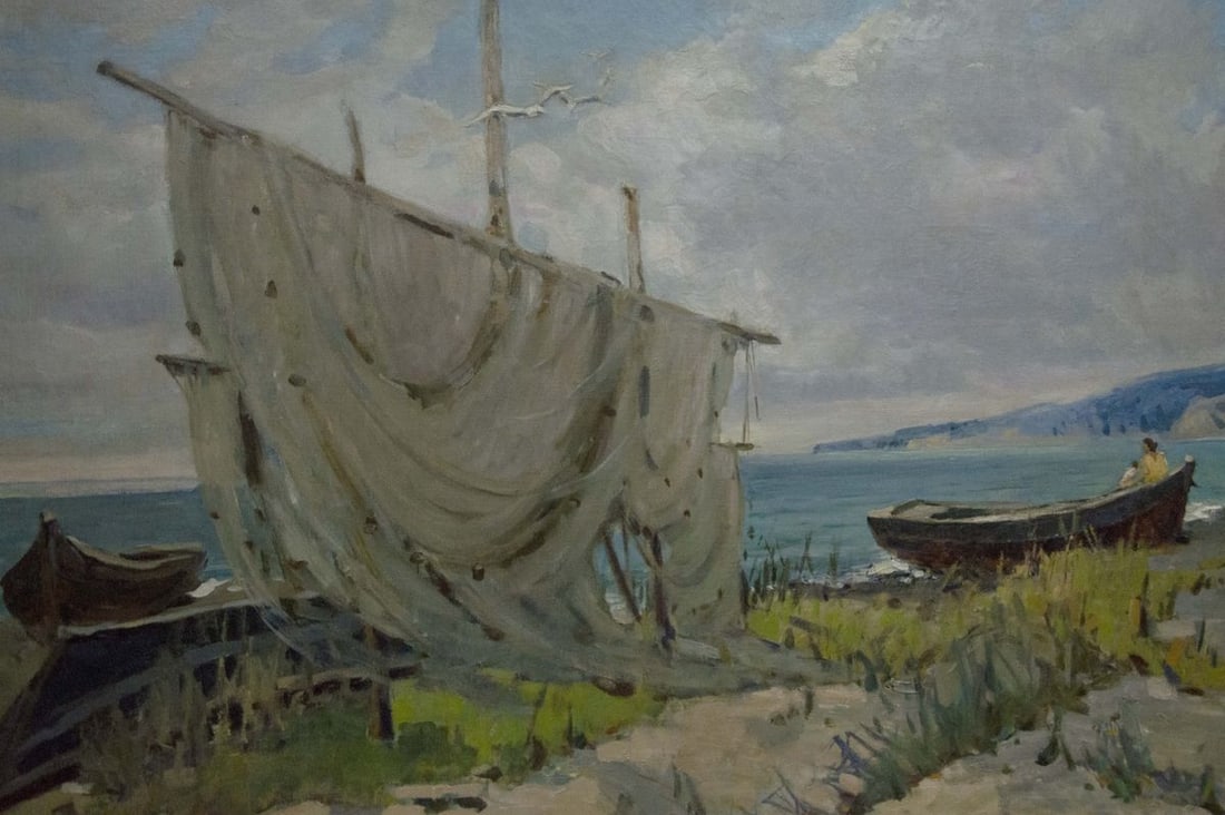 Oil painting Broken Sails A. Ferber - 5