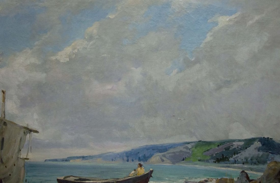 Oil painting Broken Sails A. Ferber - 7