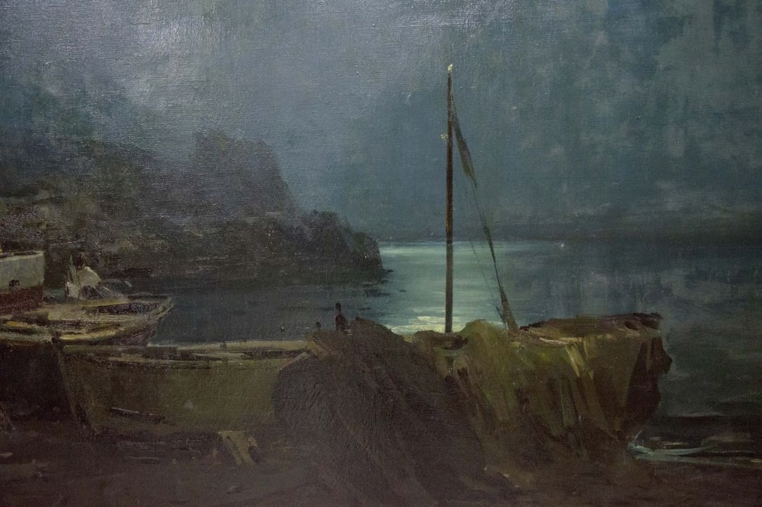 Oil painting Night landscape Zakharov Fedor Zakharovich - 2